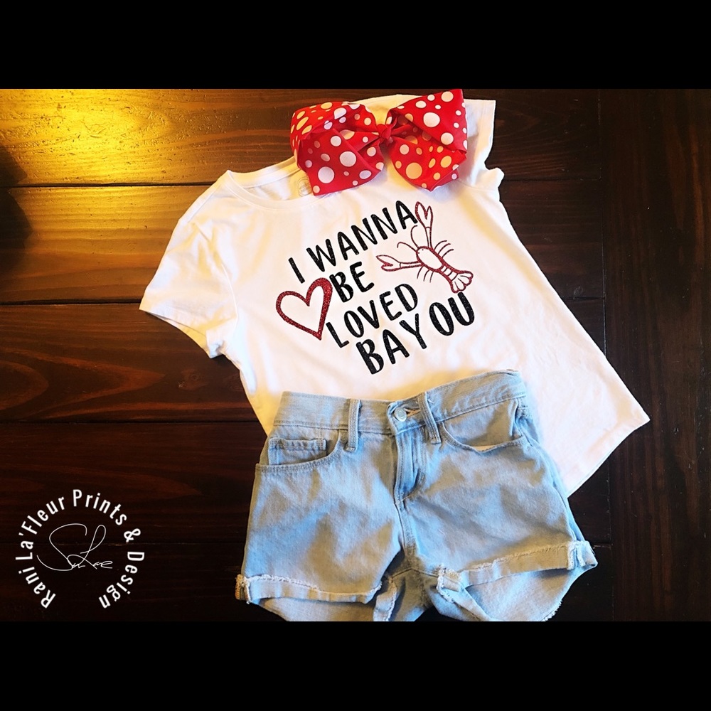 Customized shirt for crawfish season.